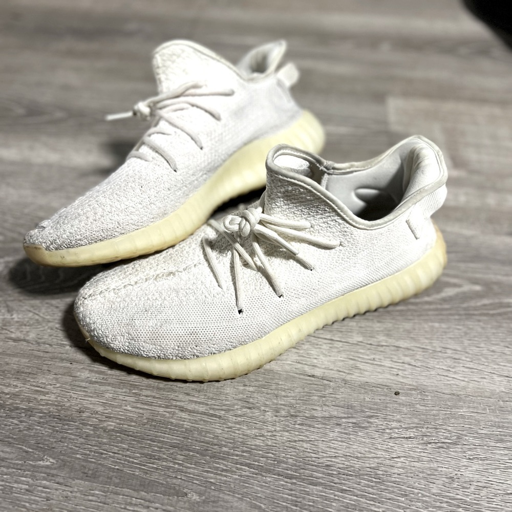 White Yeezys